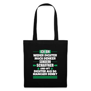 Neither poet nor thinker, but conductor - Tote Bag - black - Front