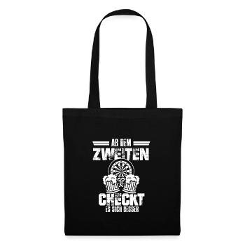 Beer darts gift - Tote Bag - black - Front