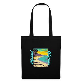 Mon genre de rêve - Plage - Sac en tissu - noir - Devant