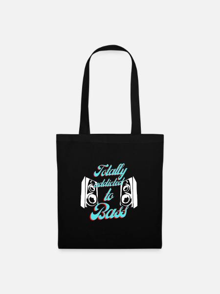 Addicted to bass - Stoffbeutel - Schwarz