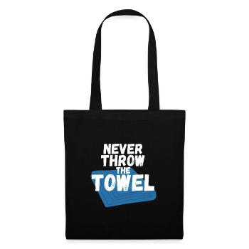 Ne jetez jamais l’éponge - Sac en tissu - noir - Devant