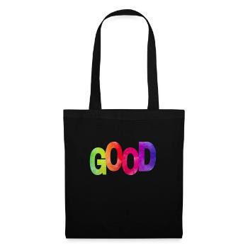 good things only - Stoffbeutel - Schwarz - Vorne