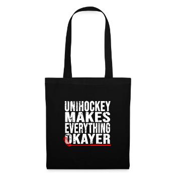 floorball floorball coach floorball-citations - Sac en tissu - noir - Devant