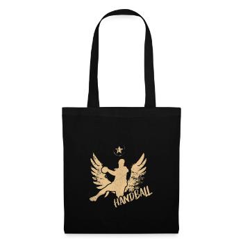 handball throw jump gift - Tote Bag - black - Front