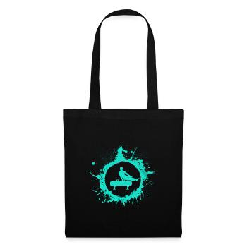 gymnastique - Sac en tissu - noir - Devant