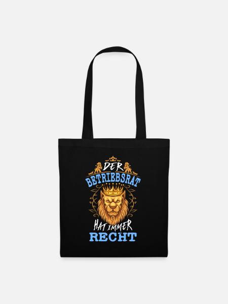 Betriebsrat Spruch - Stoffbeutel - Schwarz