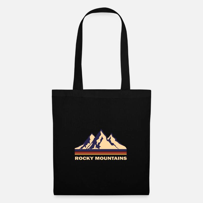 rocky mountains - Stoffbeutel - Schwarz