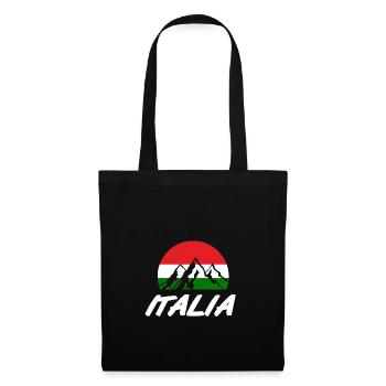 Italie - Sac en tissu - noir - Devant