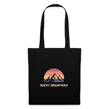 Mountains in the USA and Canada - Tote Bag - black - Front
