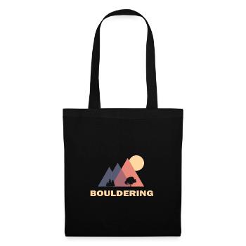 bouldering - Sac en tissu - noir - Devant