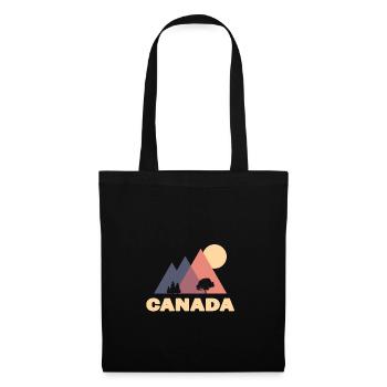 Canada - Sac en tissu - noir - Devant
