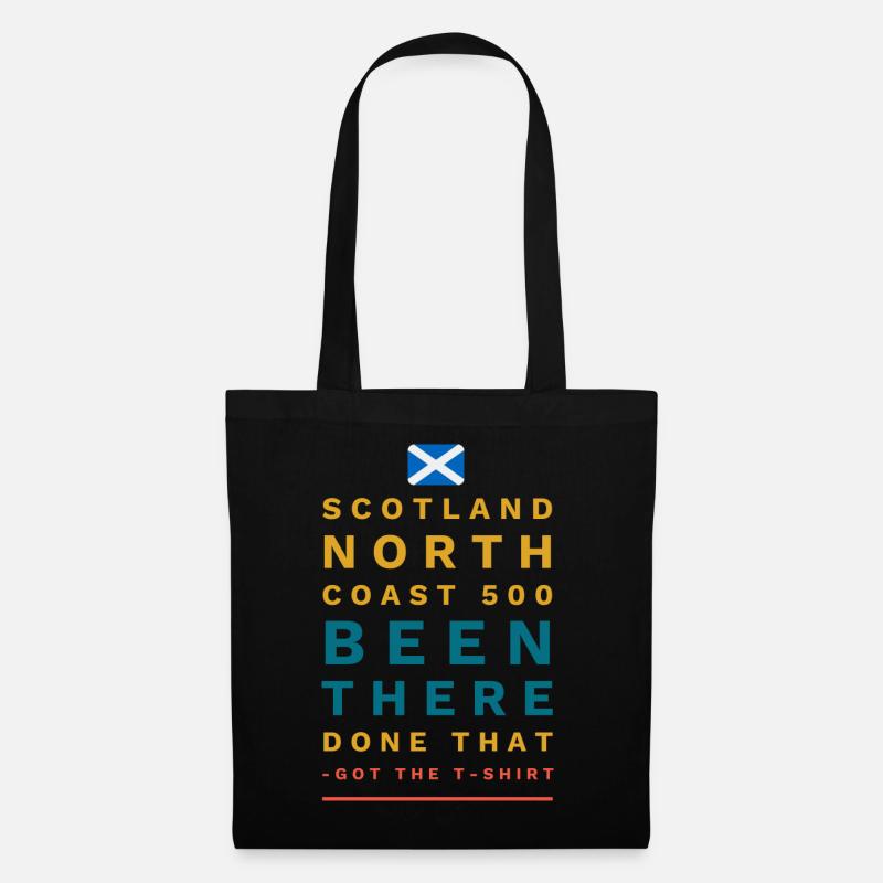 scottish coast nc 500 - Tote Bag - black