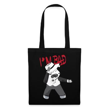 I’m BAD Dancer - Chien dansant - Sac en tissu - noir - Devant