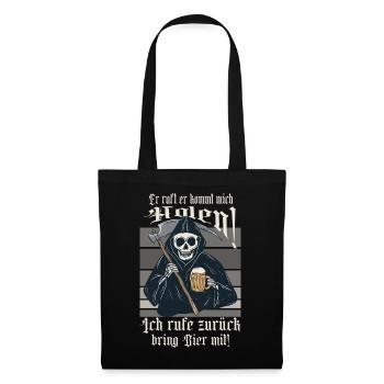 Il appelle je viendrai te chercher ! - Sac en tissu - noir - Devant