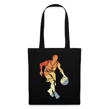 Vintage Basketball Player - Tote Bag - black - Front