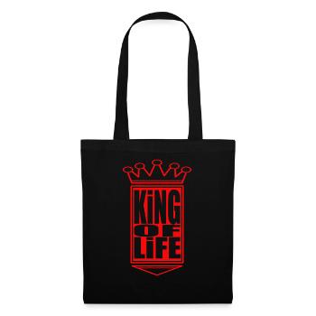 Regal King of Life Emblem - Tote Bag - black - Front