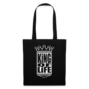 Majestic Crown King of Life Design - Tote Bag - black - Front