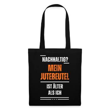 Sustainable? - Tote Bag - black - Front