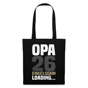 Opa 2026 - Stoffbeutel - Schwarz - Vorne