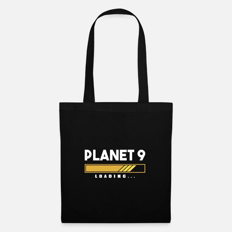 Planet 9 Sonnensystem Weltall Universum Geschenk - Stoffbeutel - Schwarz