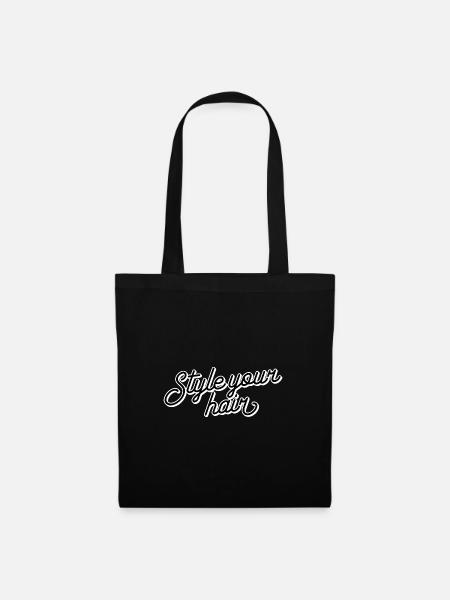 Style your hair - Stoffbeutel - Schwarz