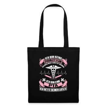 PTA - assistant technique pharmaceutique - Sac en tissu - noir - Devant