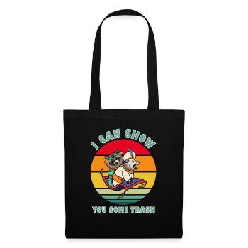 i can show you some trash - Sac en tissu - noir - Devant
