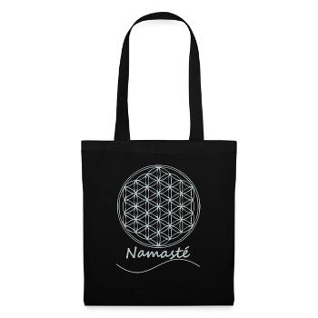 Flower of Life - Stoffbeutel - Schwarz - Vorne