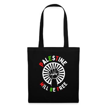 Save Palestine Freedom BLM War Peace Gaza Under - Stoffbeutel - Schwarz - Vorne