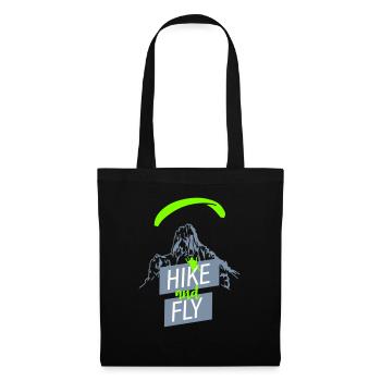 Hike and Fly Parapente - Sac en tissu - noir - Devant