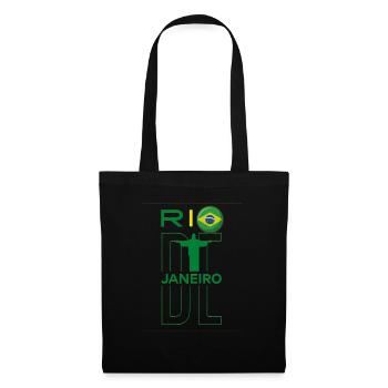 Rio de janeiro - Sac en tissu - noir - Devant