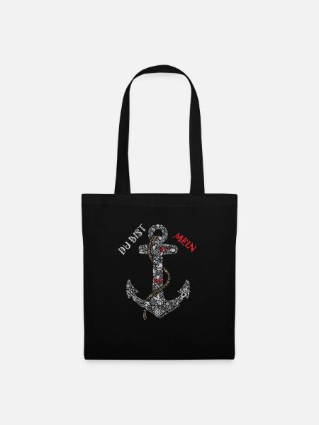 Anchor Lesumer Schriftzug - Stoffbeutel - Schwarz