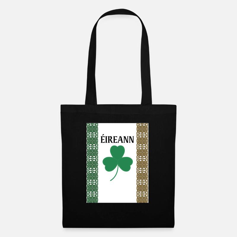 Irland - Stoffbeutel - Schwarz