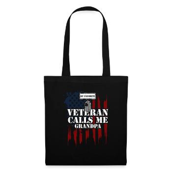 My Favorite Veteran Calls Me Gra... - Tote Bag - black - Front