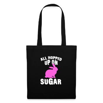 Happy Easter Rabbit Funny Easter Day - Tote Bag - black - Front
