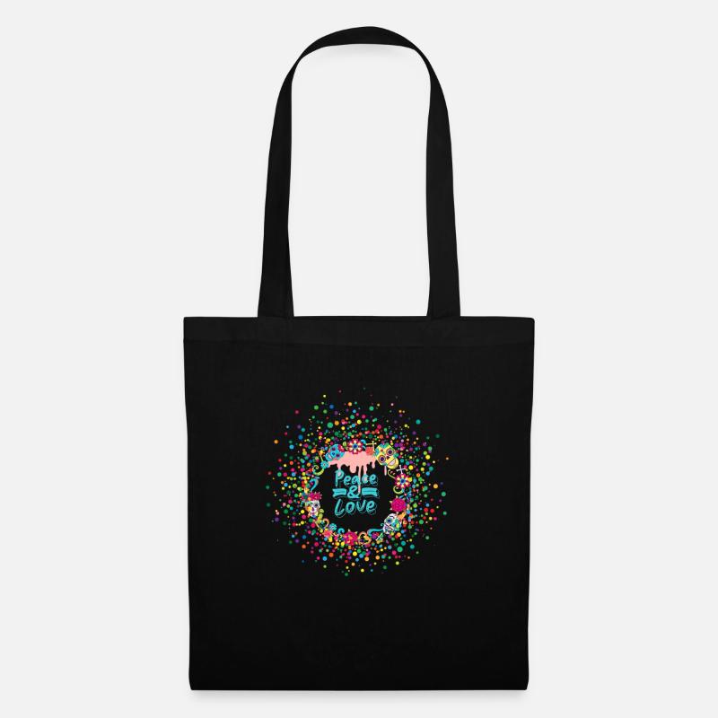Happiness - Tote Bag - black