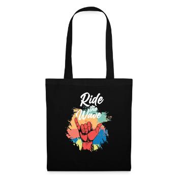 Planche de surf Surfer Sports nautiques - Sac en tissu - noir - Devant