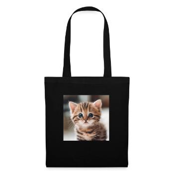Kitten in Winter Wonderland - Tote Bag - black - Front