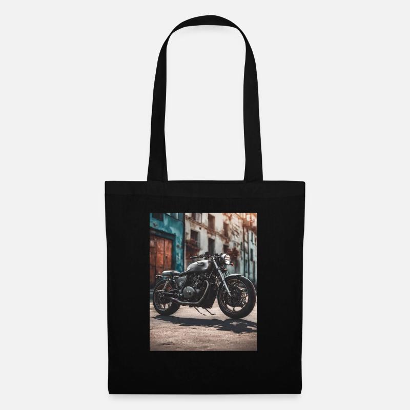 Motorrad - Stoffbeutel - Schwarz