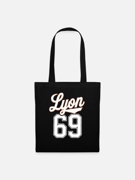 Lyon 69 - Sac en tissu - noir