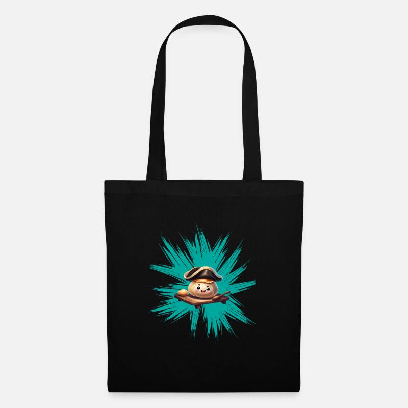 Boulette de levure sur graffiti - Sac en tissu - noir