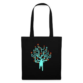 baum2_3f - Tote Bag - black - Front