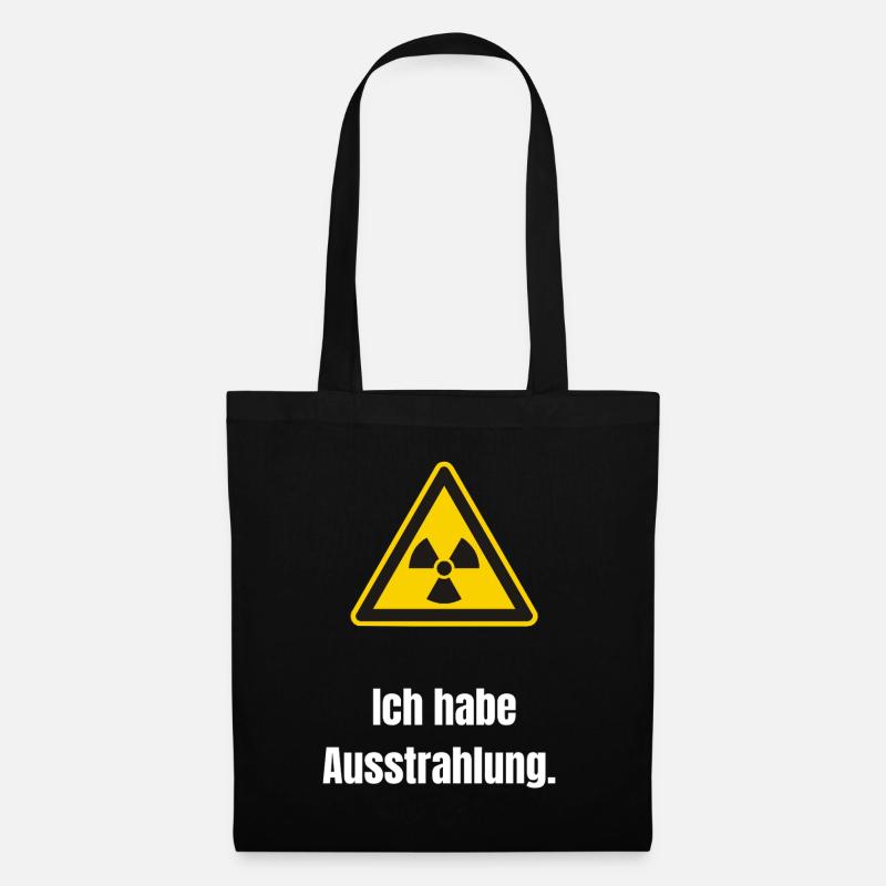 Lustiges Meme Design – „Ich habe Ausstrahlung“ - Stoffbeutel - Schwarz