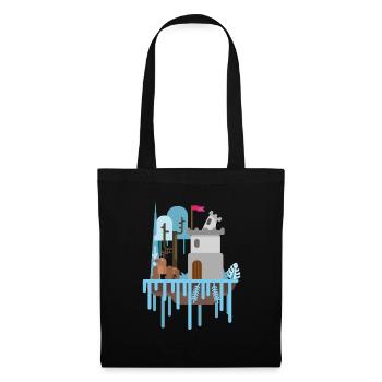 castle protector - Tote Bag - black - Front