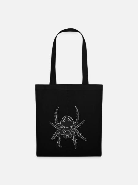 Spider friend - Stoffbeutel - Schwarz