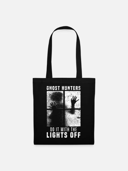 Geisterjäger | Paranormal Halloween Geschenkideen - Stoffbeutel - Schwarz
