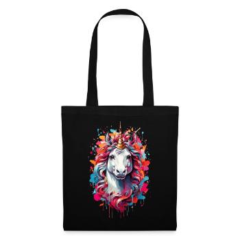 Unicorn Cute Horse Pony Cute Girl - Tote Bag - black - Front