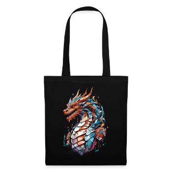 Mystic Monster: Magical Dragon's Eye - Tote Bag - black - Front