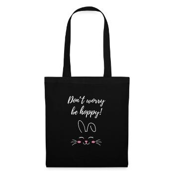 Ne vous inquiétez pas, soyez houblonné cadeau - Sac en tissu - noir - Devant