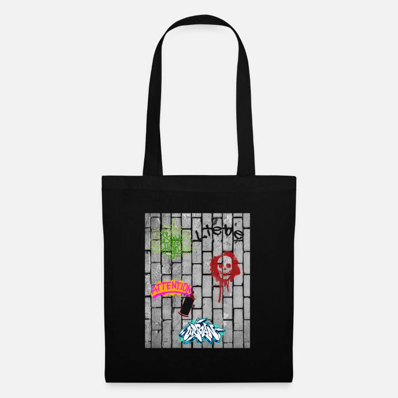 Unisex Premium T-shirt - Stoffbeutel - Schwarz